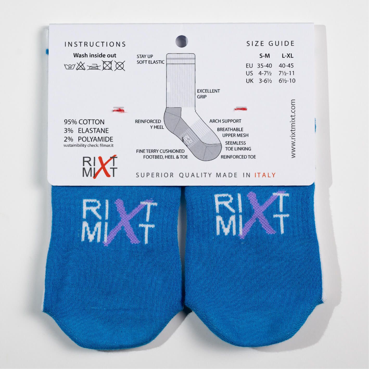 Packaged fruit socks back