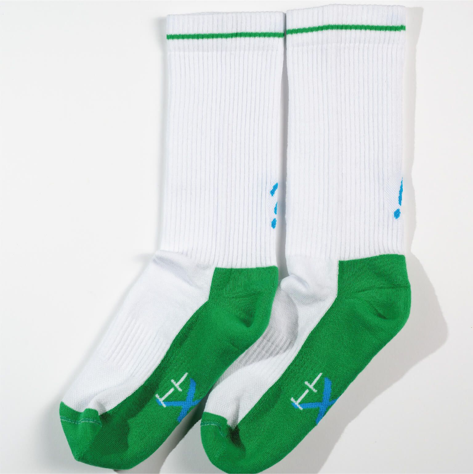 ?! socks laying sideways on the ground