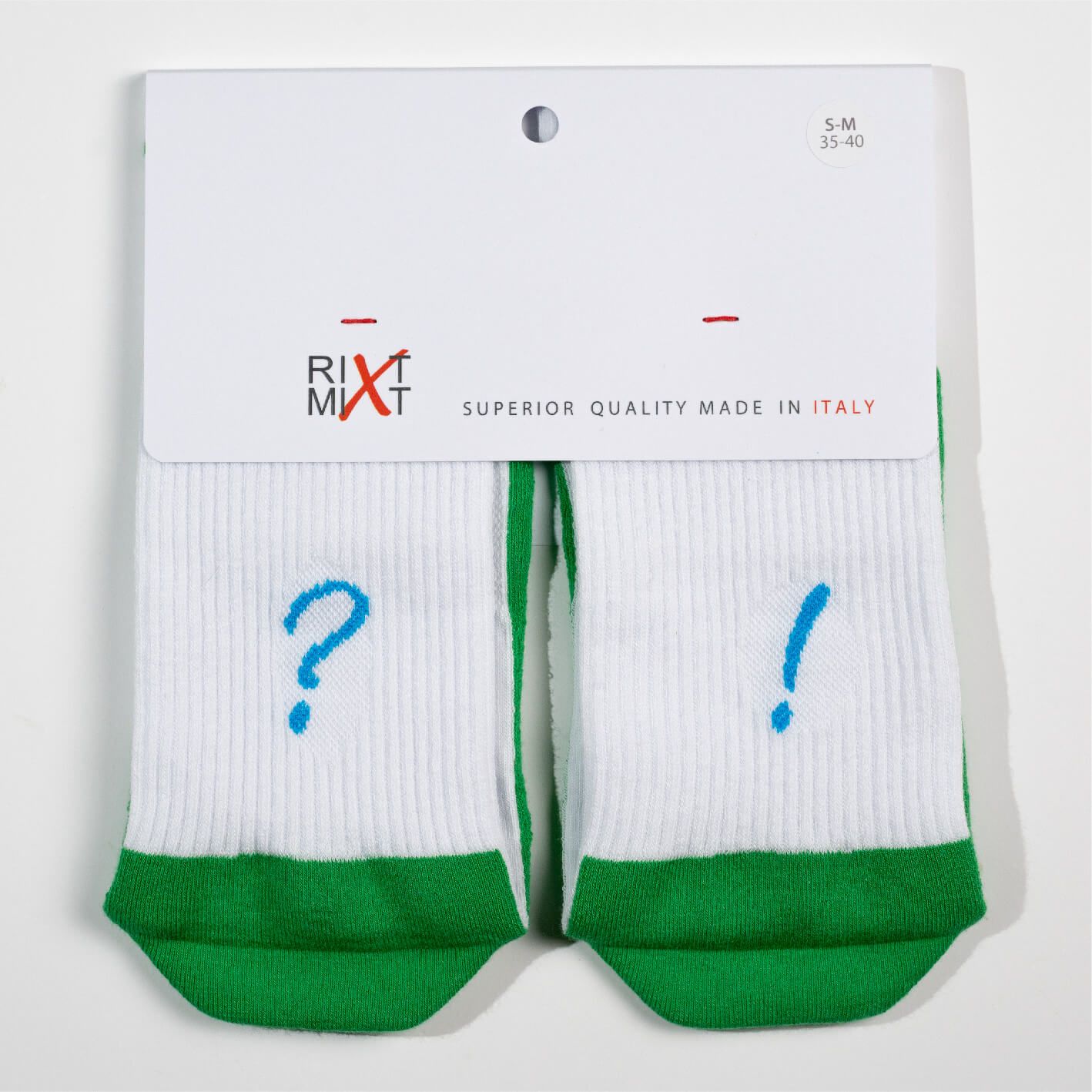 Packaged ?! socks front