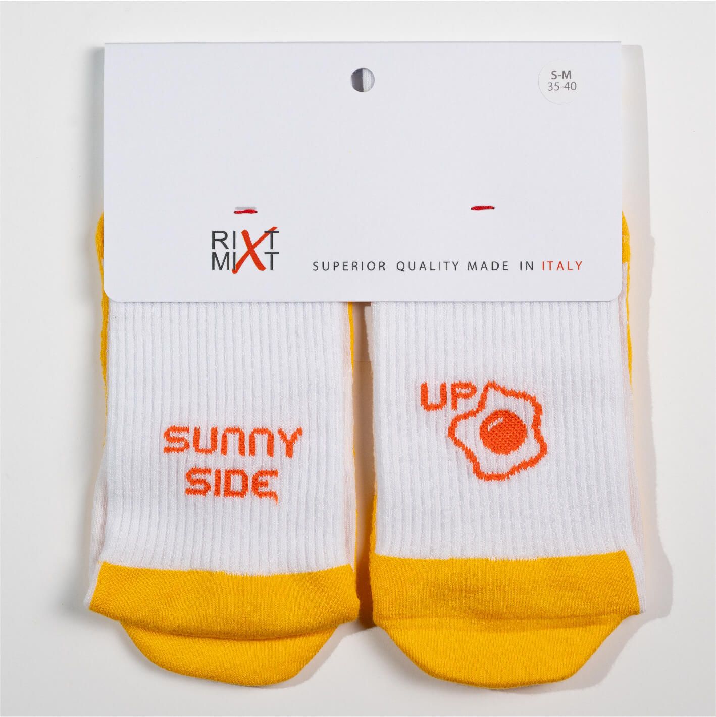 Packaged sunny socks front